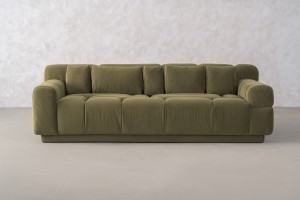 Bubble 3 Seater Sofa (fabric Moss)