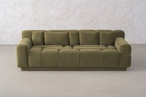 Bubble 3 Seater Sofa (fabric Moss)