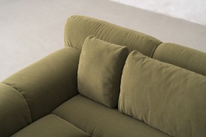 Bubble 3 Seater Sofa (fabric Moss)