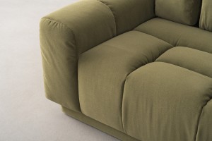 Bubble 3 Seater Sofa (fabric Moss)
