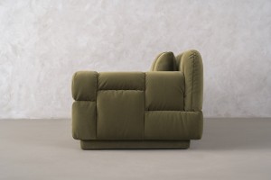 Bubble 3 Seater Sofa (fabric Moss)