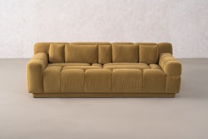 Bubble 3 Seater Sofa (fabric Amber)