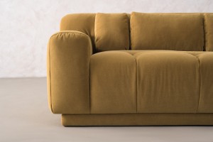 Bubble 3 Seater Sofa (fabric Amber)