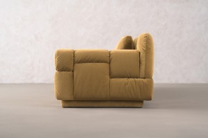 Bubble 3 Seater Sofa (fabric Amber)