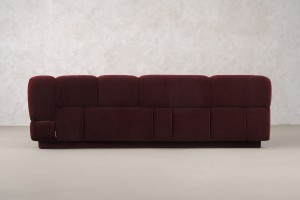 Bubble 3 Seater Sofa (fabric Maroon)