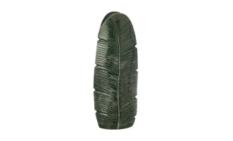 Vase Leaf Dark Green Large (23X13,5X60Cm)