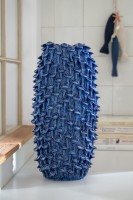 Vase Yari Blue Large (24X18X48Cm)