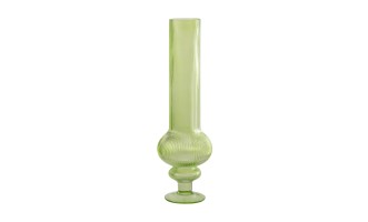 Vase Ada Ribbed Green Large (15,3X15,3X50Cm)