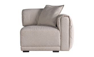 Nuvola Right Arm Sofa Section (Fabric: FIORD PLAIN col.102 (Cat. 3))