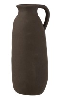 Jug Vase Ceramic Black  (15x13,5x36cm)