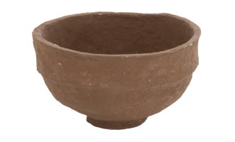 Bowl Paper Mache Brown (37x37x17cm)