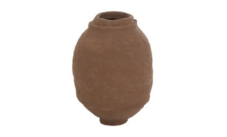 Vase Paper Mache Brown (42x42x59cm)
