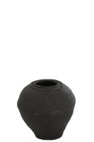 Vase Paper Mache Black (41x41x45,5cm)