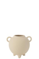 Vase Laure Beige (19x16x16,5cm)
