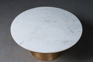 Cork Marble Top Coffee Table Large