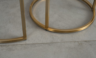 Soho Marble Top Side Tables Set of 2 Pieces