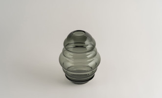 Schorl green Vase H22 cm