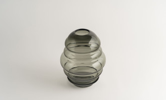 Schorl green Vase H27 cm