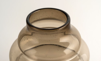 Schorl brown Vase H23,5 cm