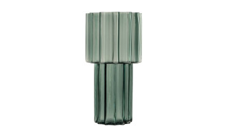 Crystal green Vase H35 cm