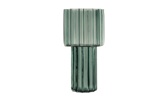 Crystal green Vase H30 cm