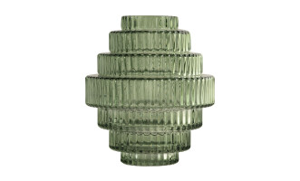 Opus Green Vase H17,5 cm
