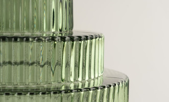 Opus Green Vase H24,5 cm