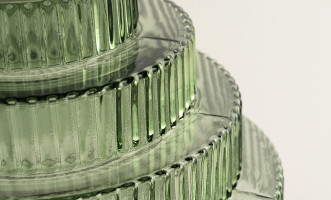 Opus Green Vase H24,5 cm
