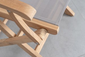 Capri Outdoor Teak Folding Chair