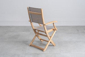 Capri Outdoor Teak Folding Chair