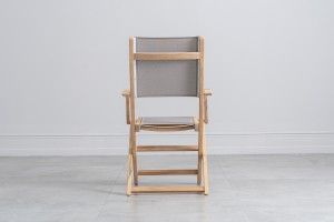Capri Outdoor Teak Folding Chair
