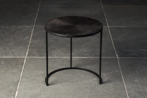 Godfrey Set of 2 Side Tables Dark Copper Finish