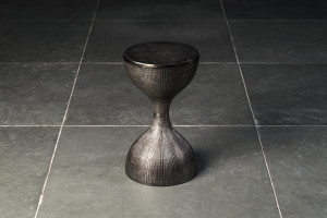 Sand Side Table Graphite Finish