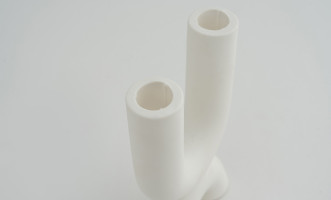 White Organic Candleholder