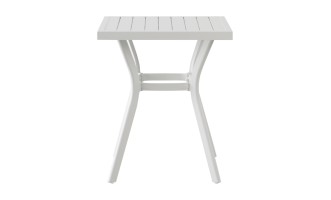 Daffodil Square Bistro Table White 60 cm