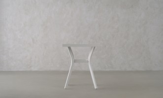 Daffodil Square Bistro Table White 60 cm