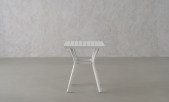 Daffodil Square Bistro Table White 60 cm