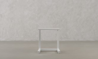 C-Shape Table White