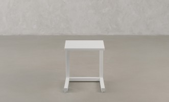 C-Shape Table White