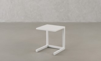 C-Shape Table White