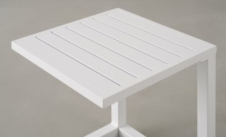 C-Shape Table White