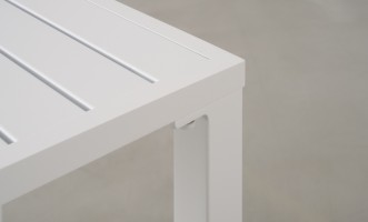 C-Shape Table White