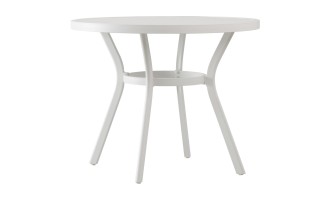 Passeri Round Bistro Table White 90 cm