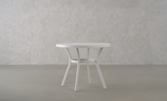Passeri Round Bistro Table White 90 cm