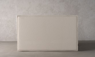 Rene Upholstered Headboard Bed 200x200 cm (Fabric: FIORD PLAIN col.101 (Кат. 3))