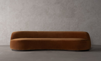 Stella Lounge Sofa ochre color (LC92037 fabric)