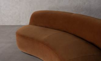 Stella Lounge Sofa ochre color (LC92037 fabric)