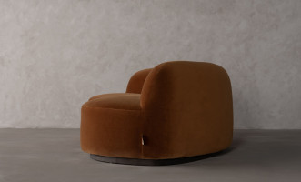 Stella Lounge Sofa ochre color (LC92037 fabric)