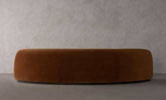 Stella Lounge Sofa ochre color (LC92037 fabric)