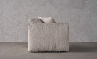 Nuvola Left Arm Sofa Section (Fabric: FIORD PLAIN col.102 (Cat. 3))